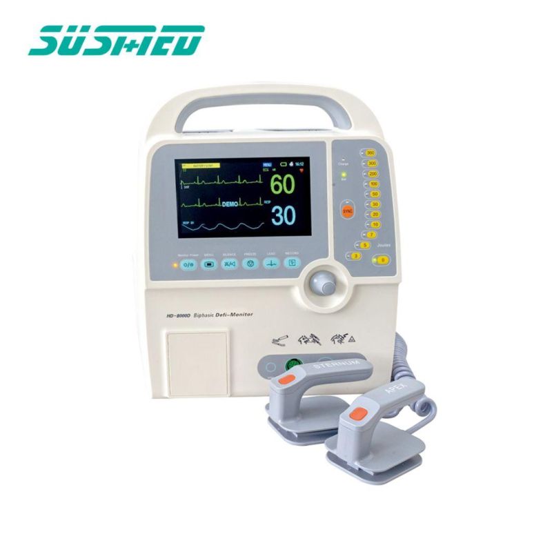 Medical Equipment Portable Monophasic Biphasic Aed Automated External Defibrillator