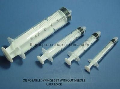 Hot Selling Disposable 3-Part Syringe Without Needle