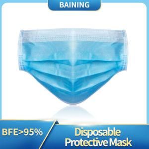 Certified Factory Stock Bandage Type 3 Layer Medical Mask Face Mask Surgical 3 Ply Disposable Face Mask