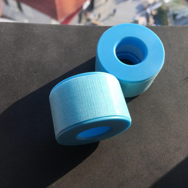 Non-Woven Medical Silicone Gel Eyelash Tape Breathable Sensitive Resistant Blue Eye Pad Eyelash