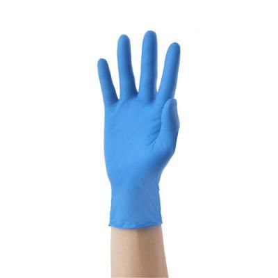 Disposabl Examination Gloves Blue Powder Free Medical/ Non Medical Nitrile Gloves