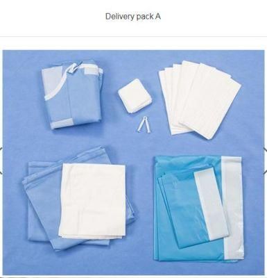 Hospital Use Disposable Surgical Sterile Delivery Pack Kit
