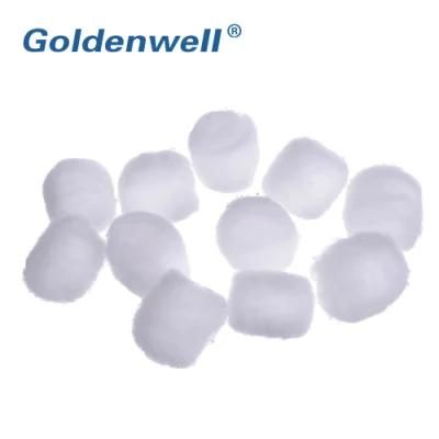 China Medical Absorbent Sterilized Cotton Ball with OEM Design Medical Pure Cotton Balls
