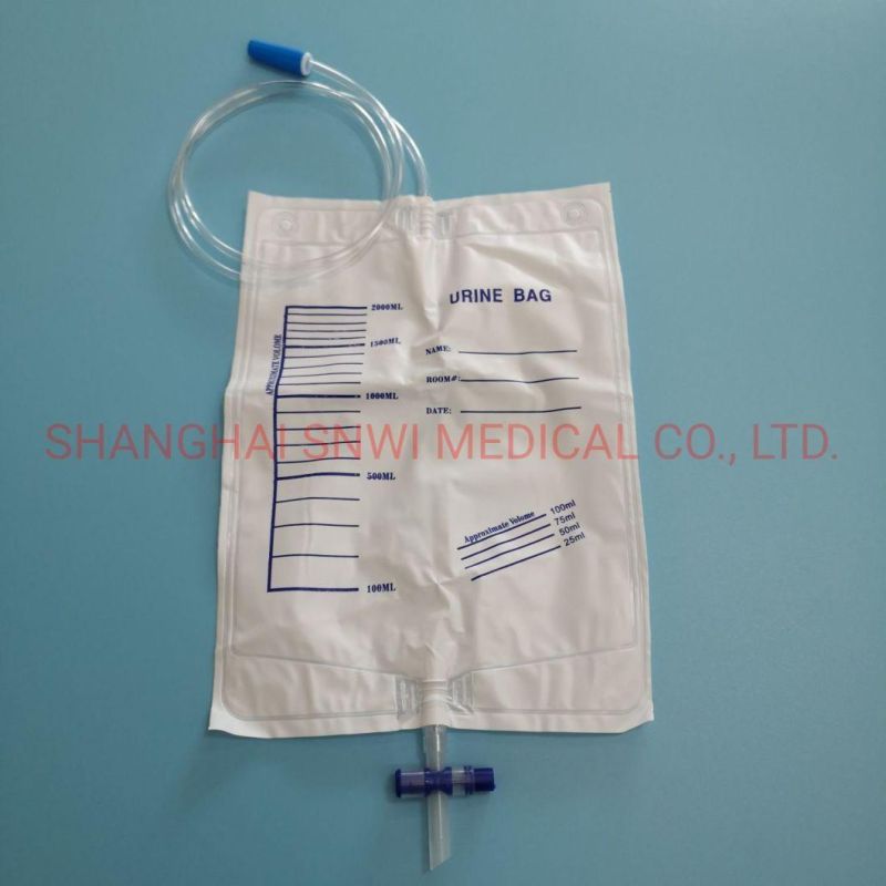 Disposable Medical Urine Drainage Bags with T-Tap Valve