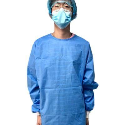 Free Respiration Reusable Isolation Hospital Good Quality Graphene Gown Anti-Static Aatcc 42 Level 1