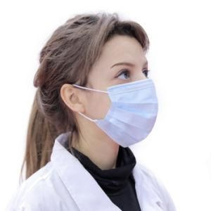 2020 Hot Personal Protective Equipment Disposable Mask 3 Ply Non Woven Face Dust-Proof Mask