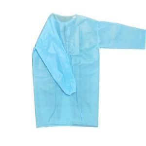Disposable Waterproof Breathable Medical Good Protecting PPE Isolation Gowns with Elastic Cuffs