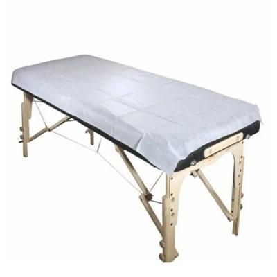 White Non-Woven Fabric Disposable Bed Sheet for Hotel