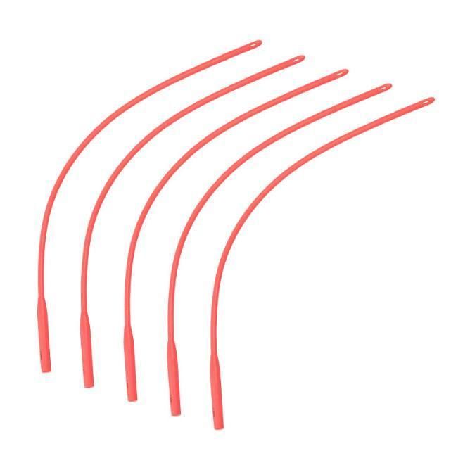 Sterile Red Latex Urethral Catheter for Single Use