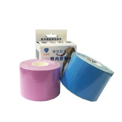 Physiotherapy Synthetic Strip Kinesiology Sport Tape Waterproof Kinesio Tape Elastic Strong Bandage Tape