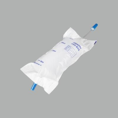 Medical Disposable Urine Collection Bag Urinary Leg Bag Container 750ml CE Pull Push Valve with Belt