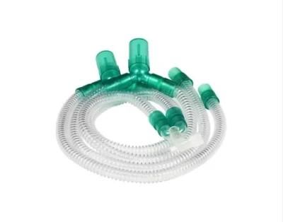 Disposable Respiratory Corrugated Anesthesia PVC Respiratory Breathing Circuit