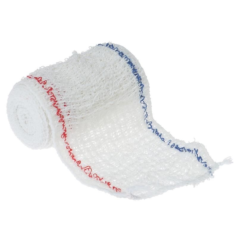5cmx4m 7.5cmx4.5m Disposable Cotton Elastic Crepe Bandage with Color Brim