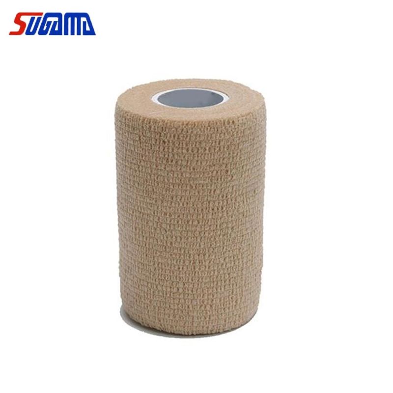 Bulk Medical Supplies Non Woven Printed Adhesive Elastic Bandage