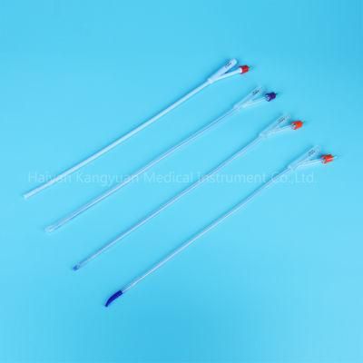 Silicone Foley Catheter Integrated Flat Balloon Unibal Integral Balloon Technology Tiemann Tipped Urethral Use