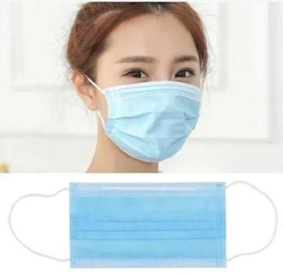 Manufacture 3 Ply CE Medical Face Mask Disposable Face Mask Surgical Face Mask with Ear Loop Custom