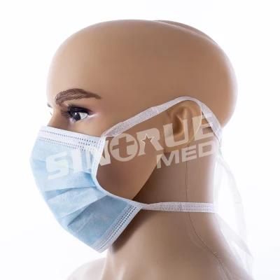 Disposable 3ply Lace-up Medical Face Mask