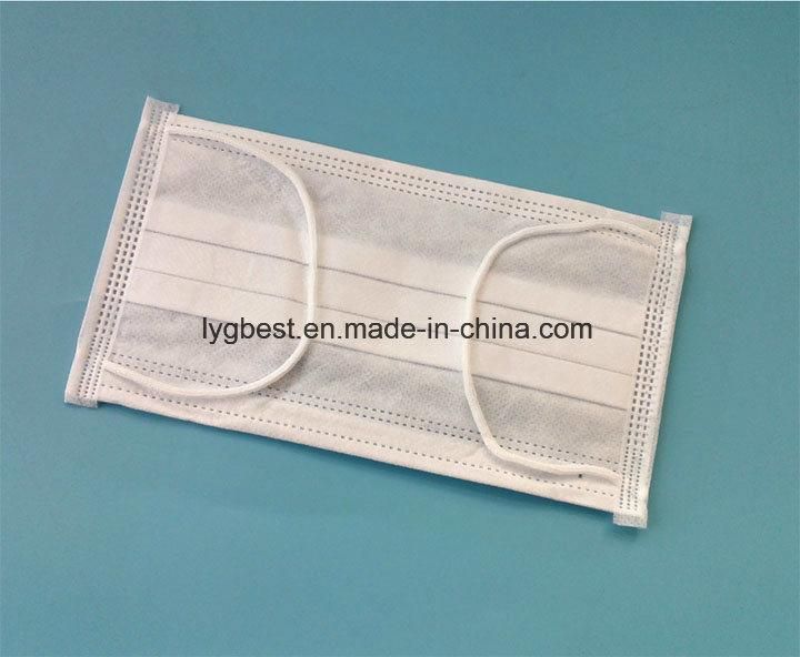 Disposable Nonwoven 3ply Face Mask for Hospital and Home Use with FDA Ce ISO Certificates
