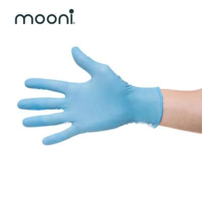 Disposable Blue Nitrile Gloves Non-Irritating Latex Free Gloves