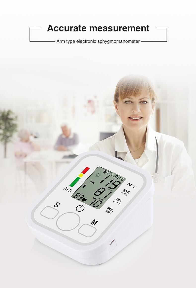 Fully Arm Style Home Care Electronic Blood Pressure Monitor
