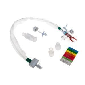 Dual Swivels Singel Lumen 72 Hours Closed Suction Catheter