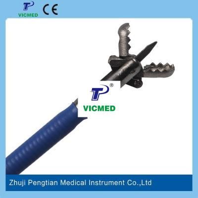Stainless Steel Disposable Biopsy Forceps for Endoscopy Alligator Teeth with Spike with Blue Coated