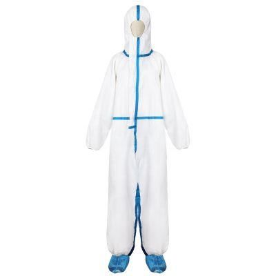 Disposable Protective Coverall Protective Coverall with 65GSM White