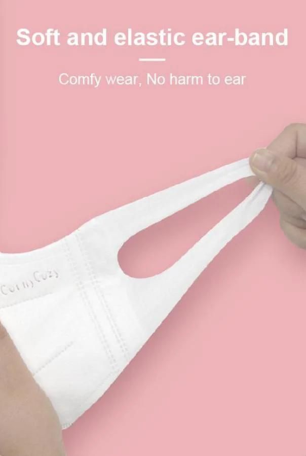 3D Comfortable 3 Ply Ear Loop Face Mask