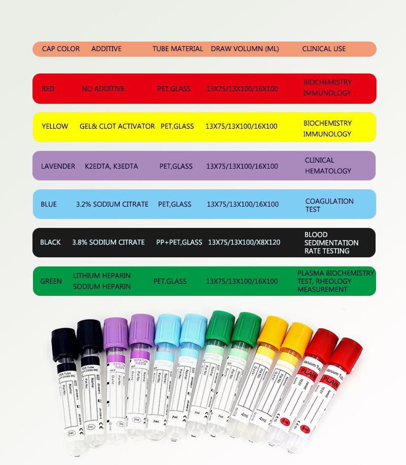 Vacuum Blood Test Tube