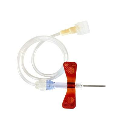 Certified Disposable 21g Scalp Vein Set Butterfly Needle