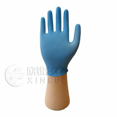 Medical Supply Powder Free Medical Disposable Blue Examination Nitrile Gloves Exam Glove