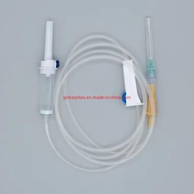 Disposable Infusion Set with Needle, Luer Slip/Luer Lock