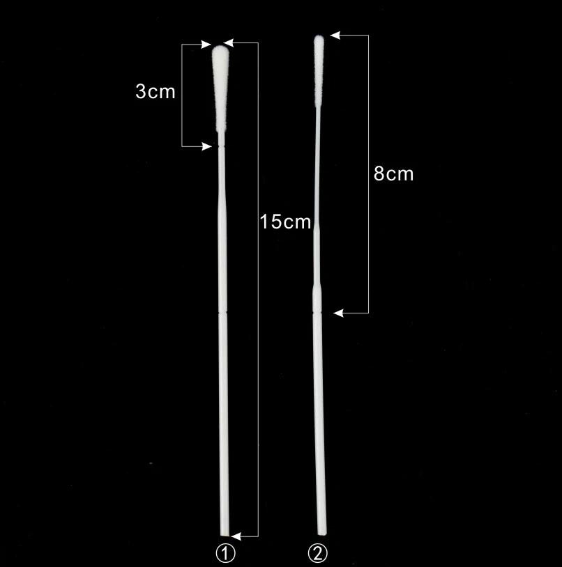 Nasal Sampling Swabs Disposable Medical Products Transport Swabs with Nylon Flocked Tip Op&No Swab