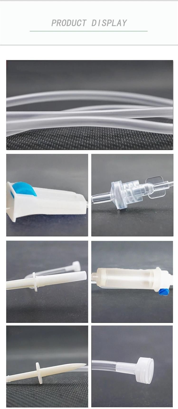 Disposable CE FDA Factory Medical Surgical Sterile Burette I. V Giving Infusion Set