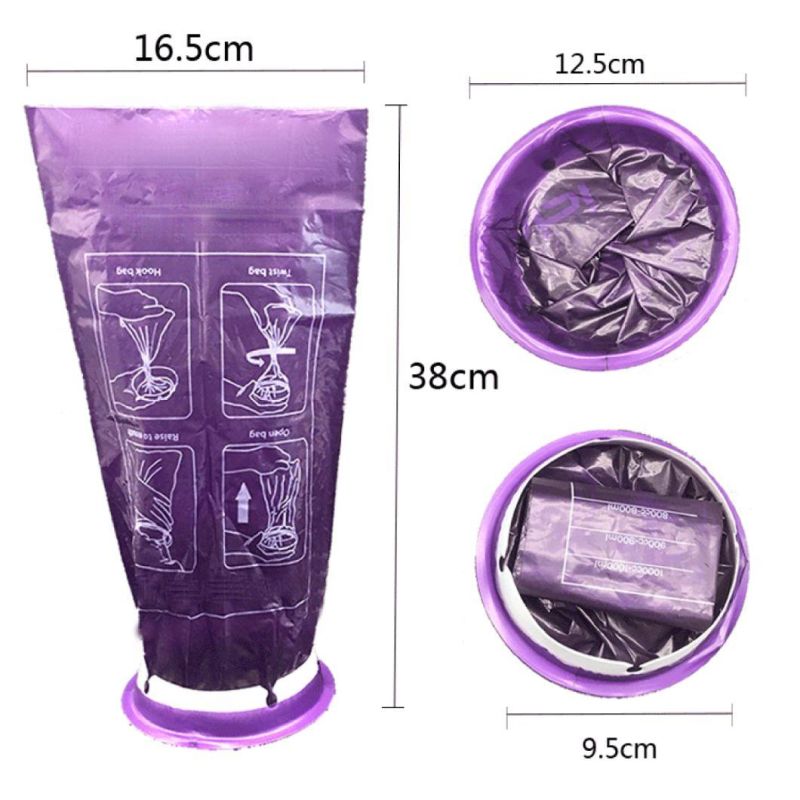 Disposable Purple Vomit Throw up Bag for Airsickness Bag Hospital Vomit Plastic Bag