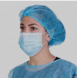 Sugical Mask, Blue Earloop Pleated 3 Ply Face Medical Mask, Disposable Surgical Mask, Best Price
