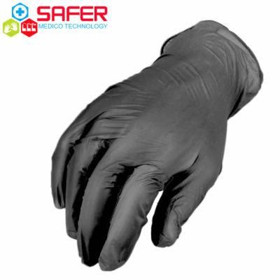 Vinyl Examination Glove Black Powder Free Disposable for Food Cheap Price