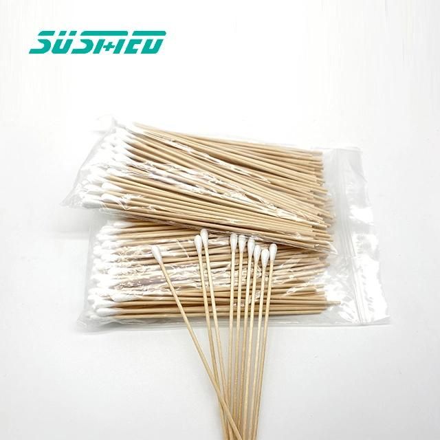 Long Handle Sterile Medical Bud Bamboo Swab Cotton Swab