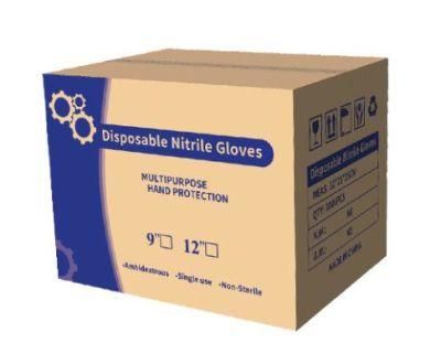 Ce Approval High Quality Wholesale Nitrile Materials Disposable Gloves En455