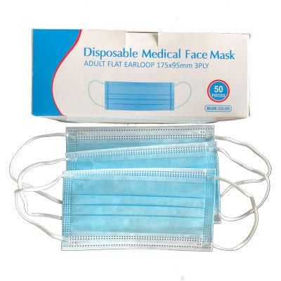 Medical Surgical Disposable Earloop Fabric Face Mask