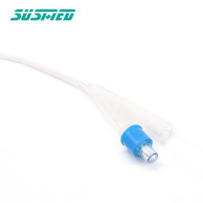 Disposable 100% Medical Silicone 2/3 Way Foley Catheter with CE Approved