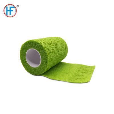 Mdr CE Approved Hengfeng Disposable Soft &amp; Light Fabric Self-Adhesive Bandage