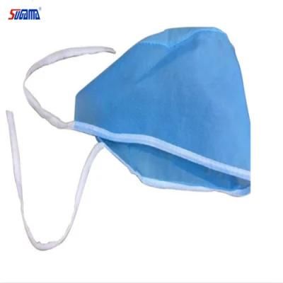 Cheap Hospital Surgical Non Woven PP Round Hair Hats Bouffant Surgical Medical Doctors Nurses Caps