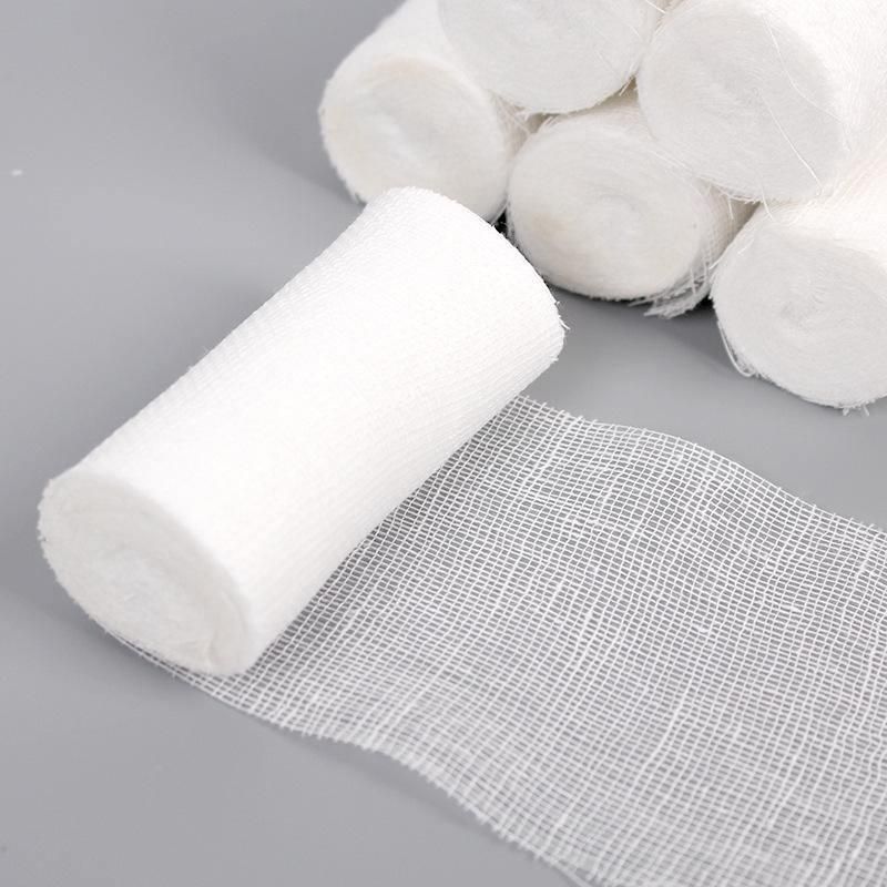 Factory Manufacturing Surgical 100% Absorbent Cotton Gauze Bandage