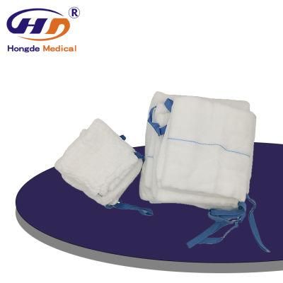 HD9-100% Cotton Medical Lap Sponge / Lap Pad Sponge / Abdominal Pad with X-ray and Blue Loop
