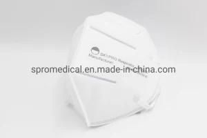 En149: 2001 +A1: 2009 White FFP2 Disposable Respirator Folding Mask Without Valve Mask