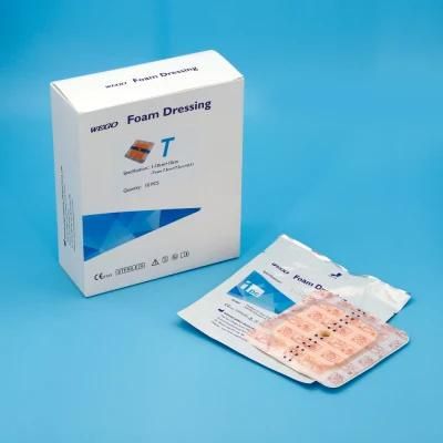 High Absorbent Wound Care Silicone Foam Dressing