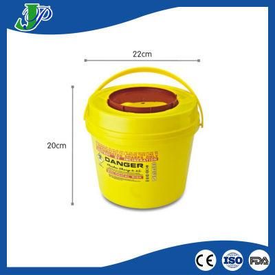 6L Disposable Sharp Container with Handle Small Sharps Container