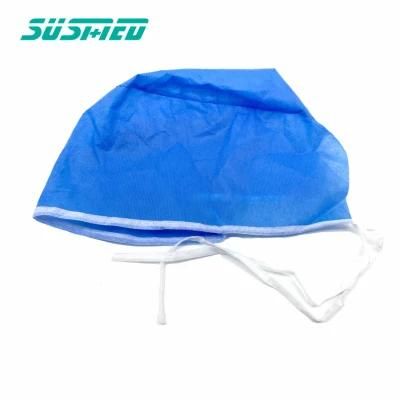 Disposable Surgeon Adjustable Cap with Tie Nonwoven Surgical Cap