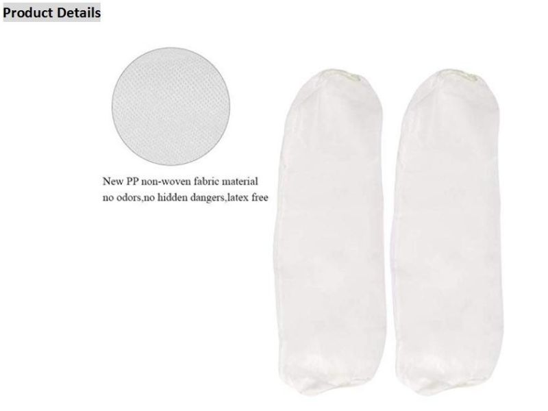 2021 Xiantao Factory Manufacture Disposable PP Nonwoven Dustproof High Quality White/Blue Sleeve Cover